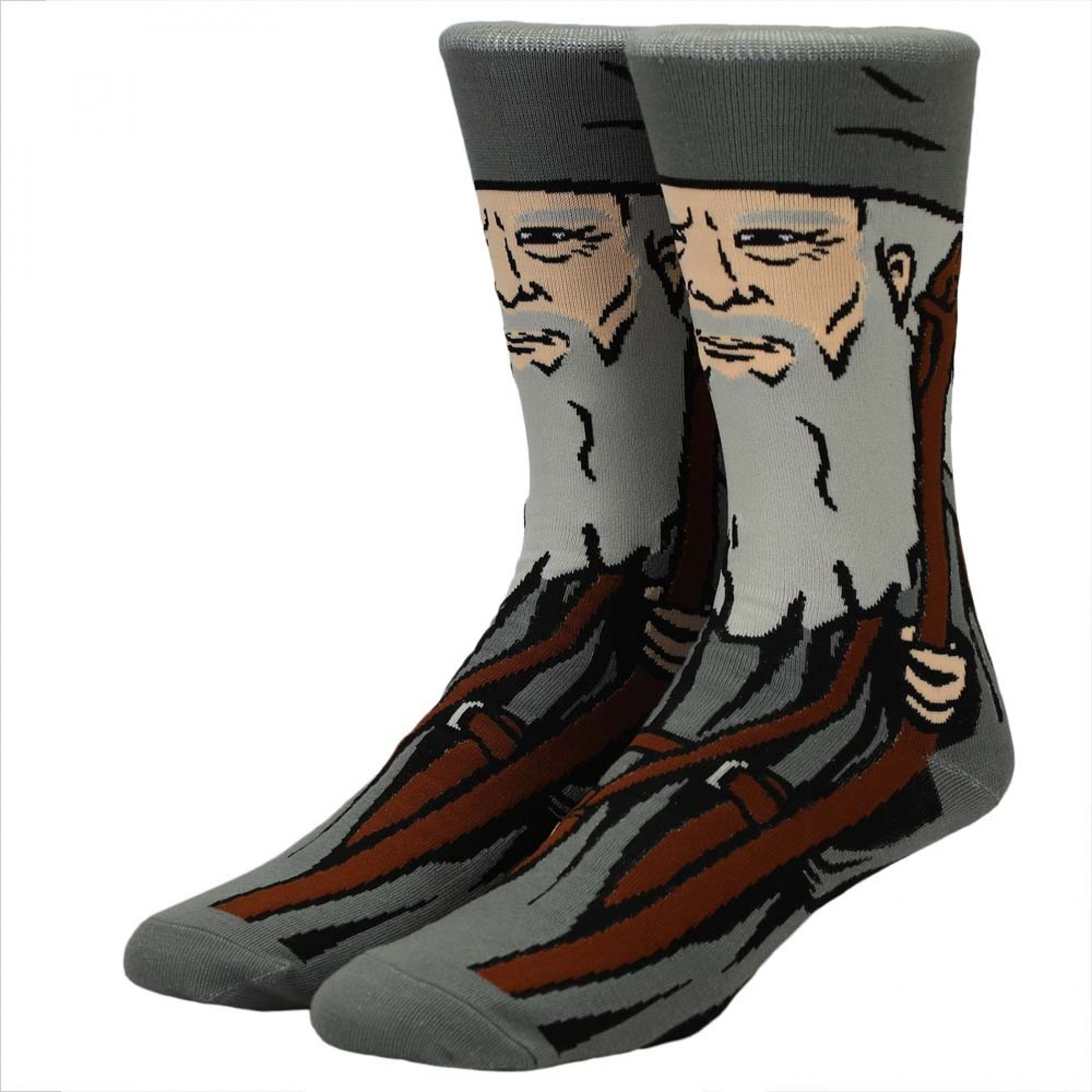 The Lord of the Rings Gandalf 360 Character Crew Socks